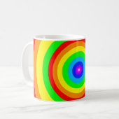 Rainbow Circle Design-40686 Kaffeetasse (Vorderseite Links)
