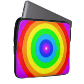 Rainbow Circle Design-40686 Laptopschutzhülle (Vorne Rechts)