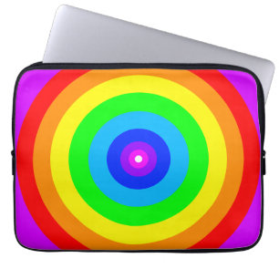 Rainbow Circle Design-40686 Laptopschutzhülle