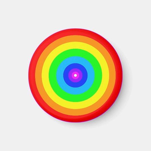 Rainbow Circle Design-40686 Magnet (Vorne)