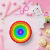 Rainbow Circle Design-40686 Pappteller (Party)