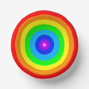 Rainbow Circle Design-40686 Pappteller