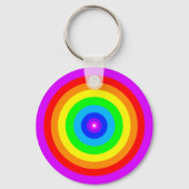 Rainbow Circle Design-40686 Schlüsselanhänger (Rückseite)