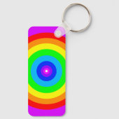 Rainbow Circle Design-40686 Schlüsselanhänger (Rückseite)