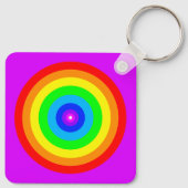 Rainbow Circle Design-40686 Schlüsselanhänger (Rückseite)