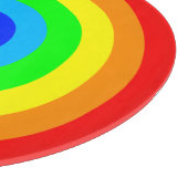 Rainbow Circle Design-40686 Schneidebrett (Ecke)