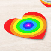 Rainbow Circle Design-40686 Untersetzer (angewinkelt)