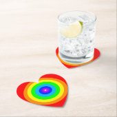 Rainbow Circle Design-40686 Untersetzer (Vor Ort)