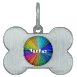 Rainbow Circle Gradient Pet Name Tiermarke
