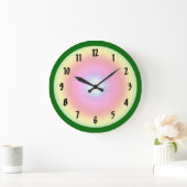 Rainbow Circle Große Wanduhr (Zuhause)