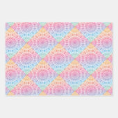 Rainbow Circle Mandala Geschenkpapier Set (Vorderseite 3)