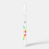 Rainbow Circle Sun Name Plate Case-Mate iPhone Hülle (Rückseite / Links)