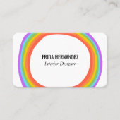 Rainbow Circle Visitenkarte (Vorderseite)