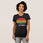 Rainbow Circle Women's Black T - Shirt (Vorne ganz)
