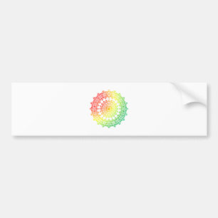 Rainbow Circles Autoaufkleber