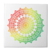 Rainbow Circles Fliese (Vorderseite)
