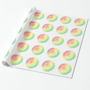 Rainbow Circles Geschenkpapier
