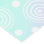 Rainbow Circles in Circles Table Runner Kurzer Tischläufer (Ecke)