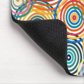 Rainbow Circles Mousepad (Ecke)