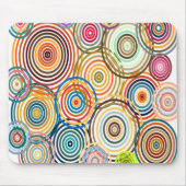 Rainbow Circles Mousepad (Vorne)