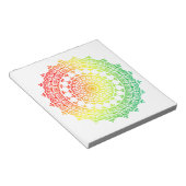 Rainbow Circles Notizblock (angewinkelt)