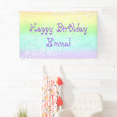 Rainbow Circles Pastell Banner (Insitu)