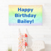 Rainbow Circles Pastell Banner (Insitu)