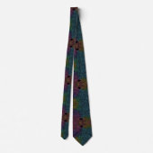 Rainbow Circuit Board Necktie – Colorful Tech Geek Krawatte (Rückseite)