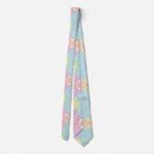 Rainbow Circuit Board Necktie – Colorful Tech Geek Krawatte (Rückseite)