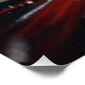 Rainbow Cityscape Wall Art - Modernes Skyline Post Poster (Ecke)