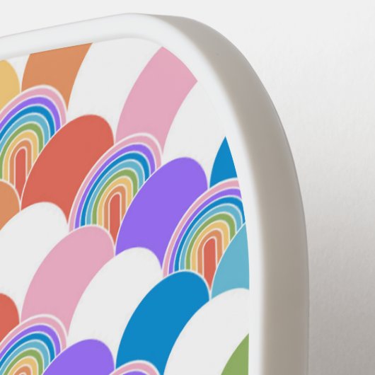 Rainbow Clamshell Pickleball Schläger (Linke Seite)