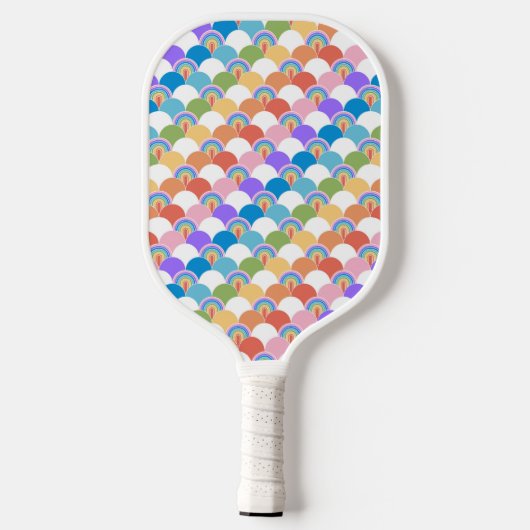 Rainbow Clamshell Pickleball Schläger (Rückseite)