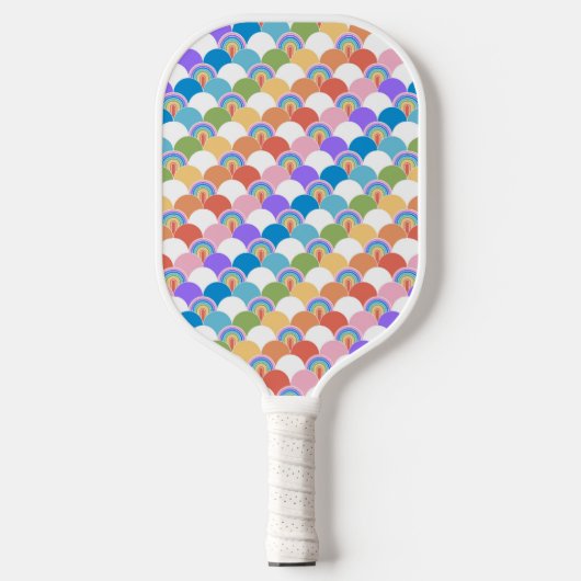 Rainbow Clamshell Pickleball Schläger (Vorderseite)