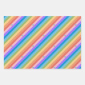 Rainbow Clamshells Wrapping Paper Geschenkpapier Set (Vorderseite 2)