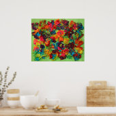 Rainbow Clay Blume Poster (Küche)