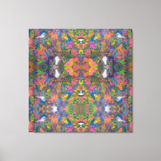 Rainbow Clay Mesh Leinwanddruck (Vorderseite)