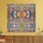 Rainbow Clay Mesh Leinwanddruck (Insitu (Wohnzimmer))