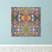Rainbow Clay Mesh Leinwanddruck (Insitu (Holzboden))