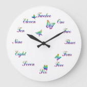 Rainbow Clock Große Wanduhr (Vorderseite)