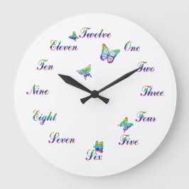 Rainbow Clock Große Wanduhr