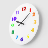 rainbow clock große wanduhr (Winkel)