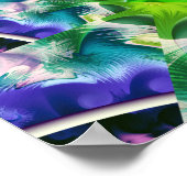 Rainbow Cloud Abstrakt Poster (Ecke)