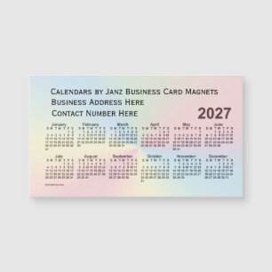 Rainbow Cloud Calendar 2027 von Janz Magnet