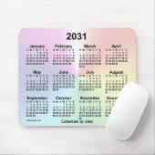 Rainbow Cloud Calendar 2031 von Janz Mousepad (Mit Mouse)