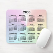 Rainbow Cloud Calendar 2033 von Janz Mousepad (Mit Mouse)