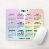 Rainbow Cloud Calendar 2037 von Janz Mousepad (Mit Mouse)