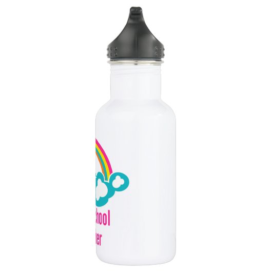 Rainbow Cloud High School Lehrer Trinkflasche (Rechts)