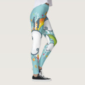 Rainbow Cloud People Leggings (Rechts)