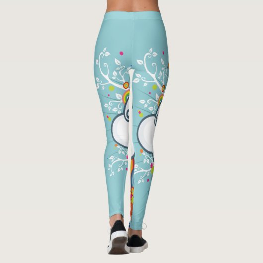 Rainbow Cloud People Leggings (Rückseite)