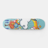 Rainbow Cloud People Skateboard (Horizontal)